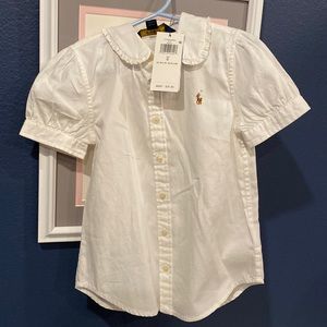 Ralph Lauren Polo girls button down blouse